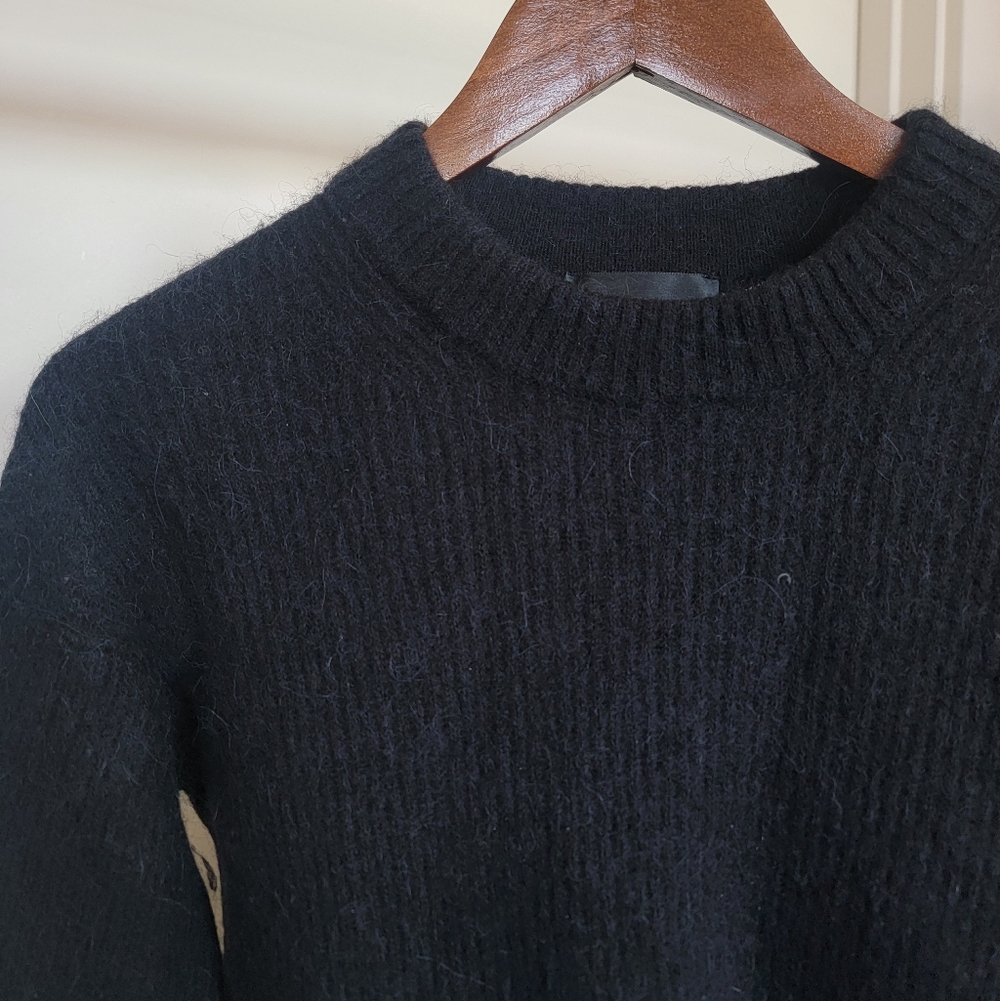 Alpaca Wool blend black sweater